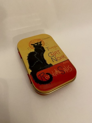 Boite en métal le chat noir Boite en métal le chat noir