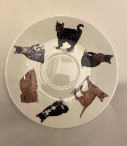 Soucoupe déjeuner cats galore - Roy Kirkham Soucoupe déjeuner cats galore - Roy Kirkham