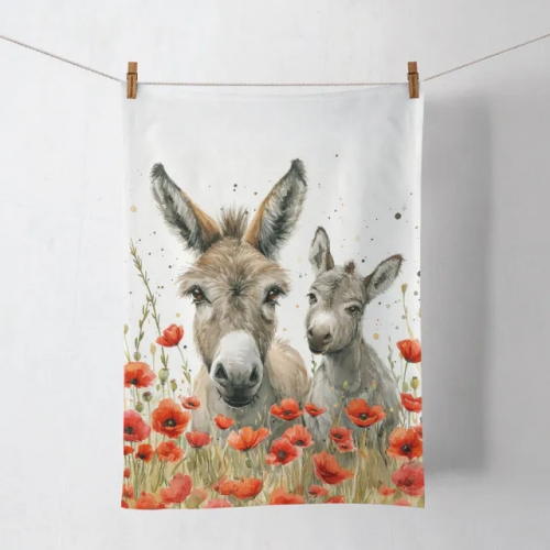 Torchon de cuisine ânes Lilly & Lou - Ambiente Torchon de cuisine ânes Lilly & Lou - Ambiente