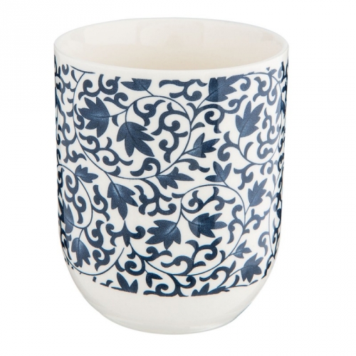 Gobelet en porcelaine petites fleurs bleues Gobelet en porcelaine petites fleurs bleues