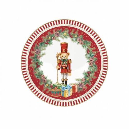 Assiette dessert christmas teddy - easy life Assiette dessert christmas teddy - easy life