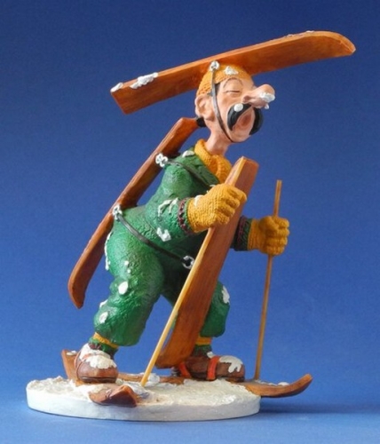 Figurine skieur système D - Dubout comics Figurine skieur système D - Dubout comics