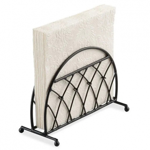 Porte serviettes lattice noir - ambiente Porte serviettes lattice noir - ambiente