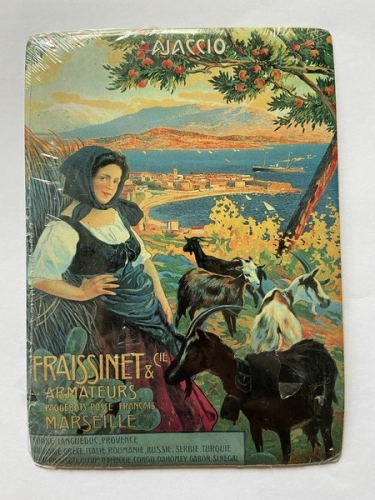 Plaque métal Fraissinet Ajaccio - Editions Clouet Plaque métal Fraissinet Ajaccio - Editions Clouet