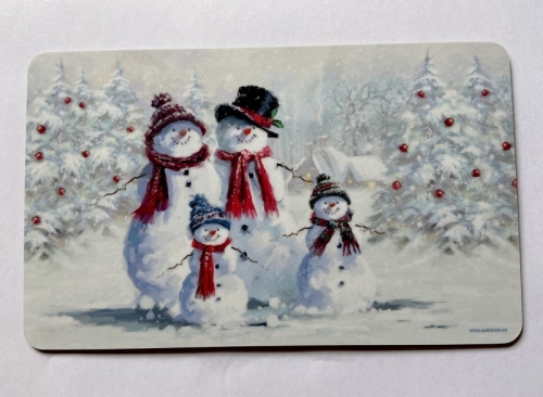Planche à petit déjeuner snowman with hat - ambiente Planche à petit déjeuner snowman with hat - ambiente