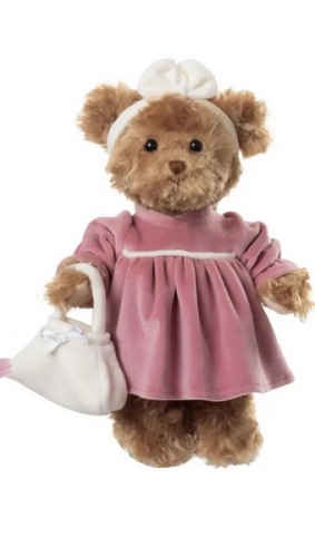 Ourse en peluche Ellen robe vieux rose - Bukowski Ourse en peluche Ellen robe vieux rose - Bukowski