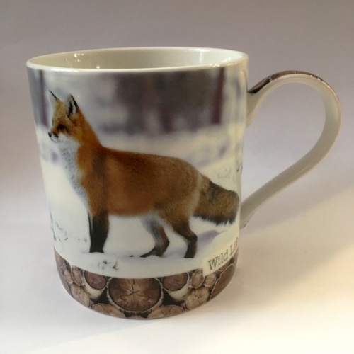 Mug en porcelaine avec renard - Easy life