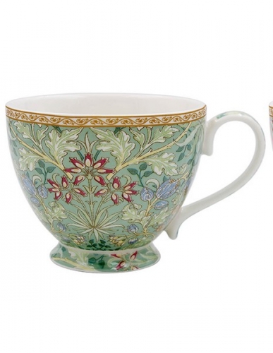 Tasse sur pied hyacinth vert - William morris Tasse sur pied hyacinth vert - William morris