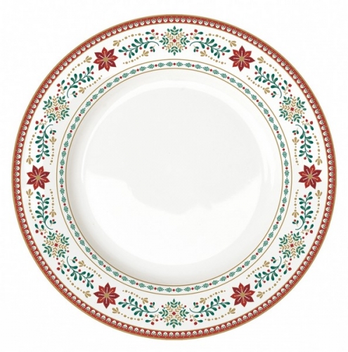 Assiette plate christmas folk - easy life Assiette plate christmas folk - easy life
