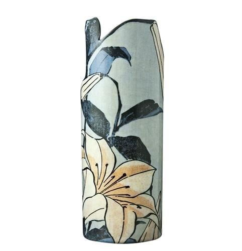 Vase fleurs de lys Hokusai Vase fleurs de lys Hokusai