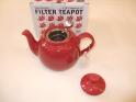 Théière 2 tasses couleur rouge - London pottery