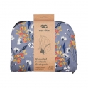 Sac à dos pliable grey flowers - eco chic