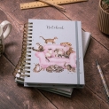 Carnet à spirale chats sur fauteuil - Hannah Dale - wrendale