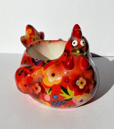 Vide-poche poule rouge - pomme pidou