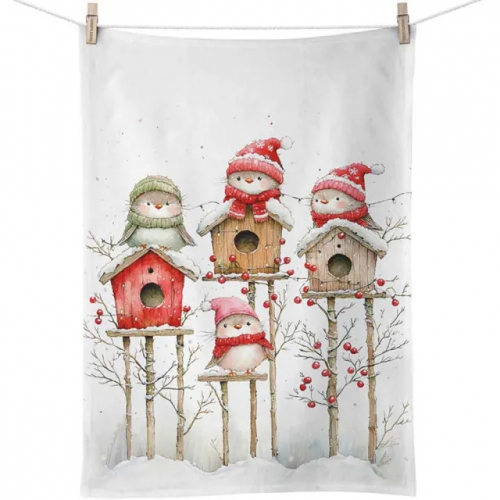 Torchon birdhouse quartet - ambiente
