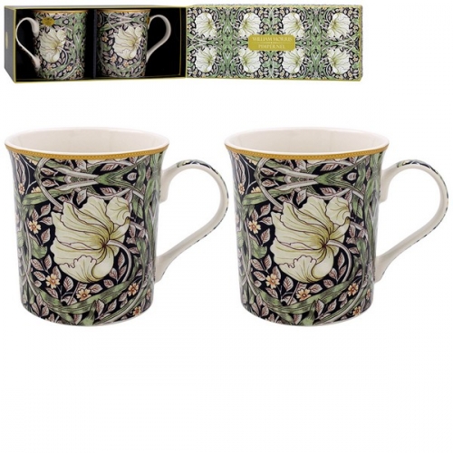 Coffret 2 mugs pimpernel midnight - leonardo collection