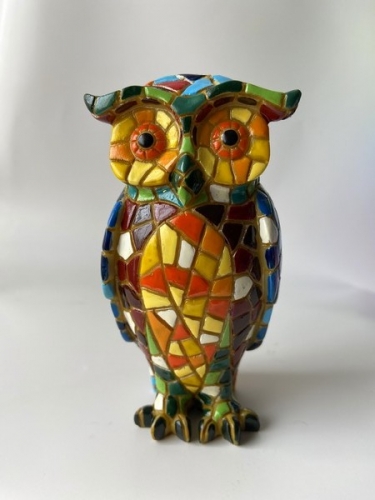 Grand hibou olé mosaic