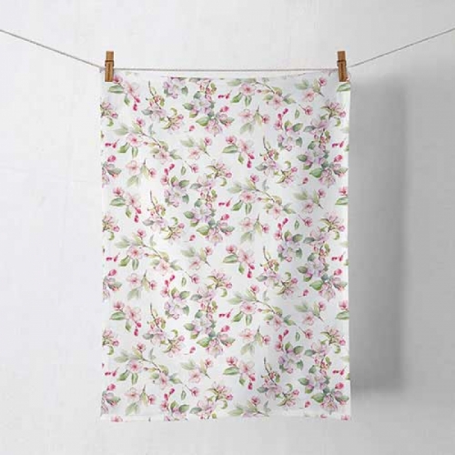 Torchon de cuisine spring blossom white - ambiente