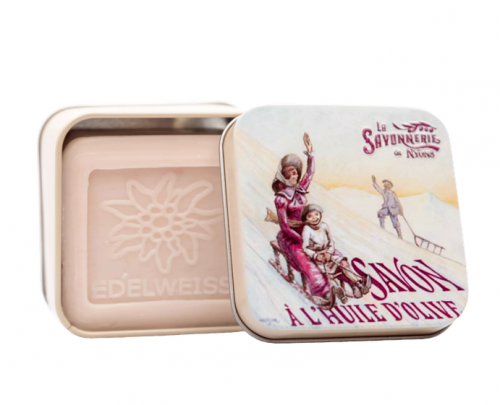 Boite savon la luge - savonnerie de Nyons