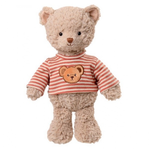 Ours en peluche Colin sweat rayé rouge - Bukowski