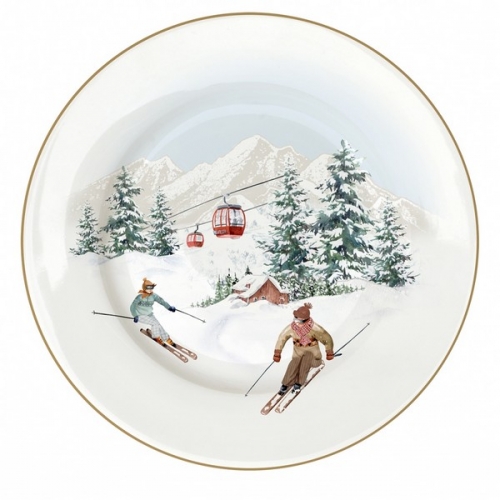 Assiette dessert chalet - easy life