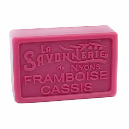 Savon parfumé framboise cassis - savonnerie de Nyons