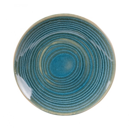 Assiette à desset moon lagon - table et passion