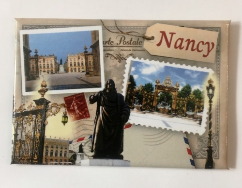 Magnet carte postale photos Nancy