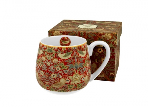 Mug forme arrondie Strawberry thief William Morris - duo gift