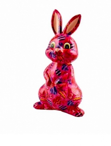 Tirelire lapin Millie rose bonbon - pomme pidou