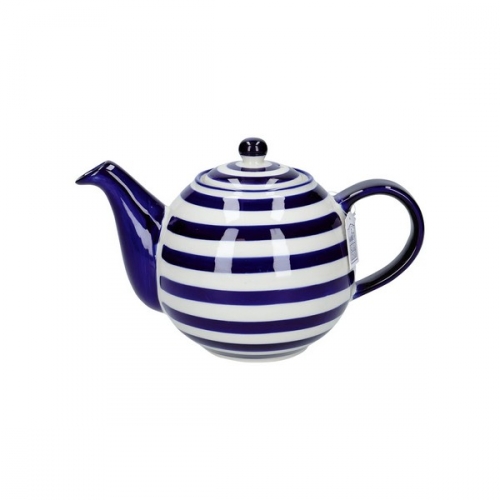 Théière rayures bleus London Pottery