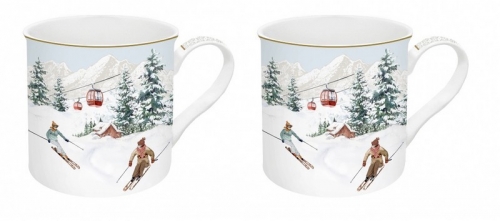 Coffret de 2 mugs chalet easy life