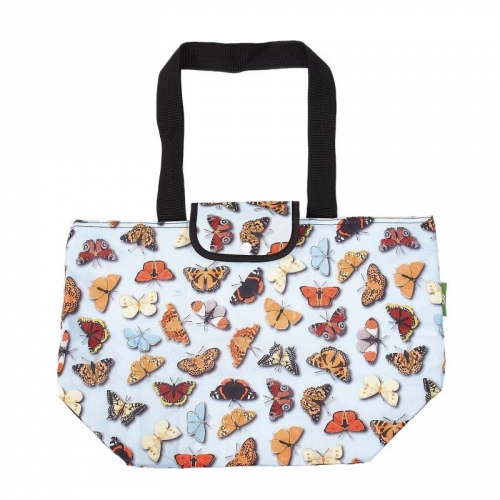 Sac shopping isotherme pliable papillons - éco chic
