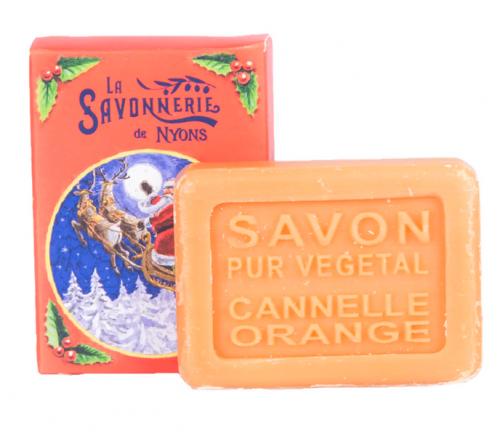 Savon d'invité le traineau parfumé orange cannelle