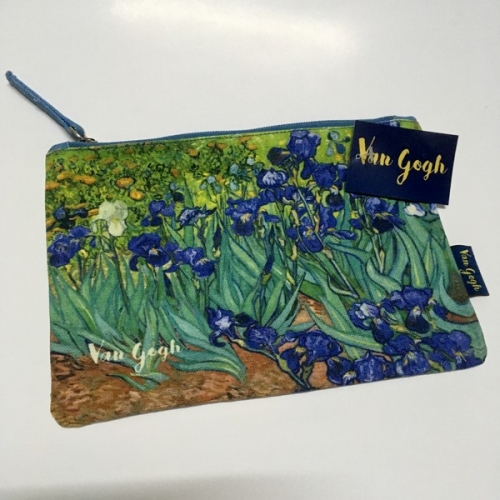 Pochette coton les iris de Van Gogh
