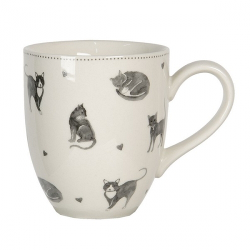 Mug chats multiples gris