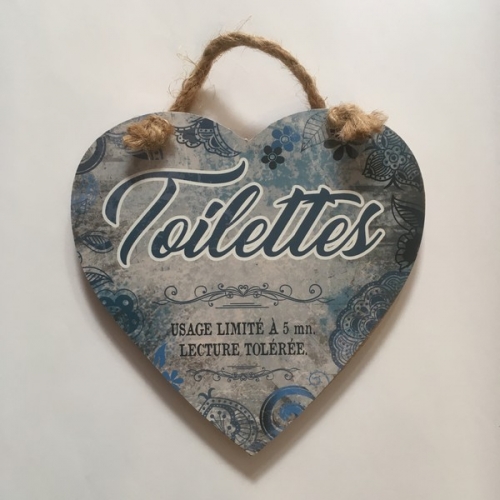 Coeur à suspendre Toilettes