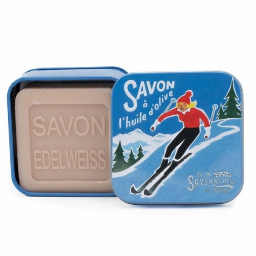 Boite savon ski de piste - savonnerie de Nyons