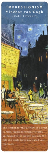Marque-page café terrasse Van Gogh