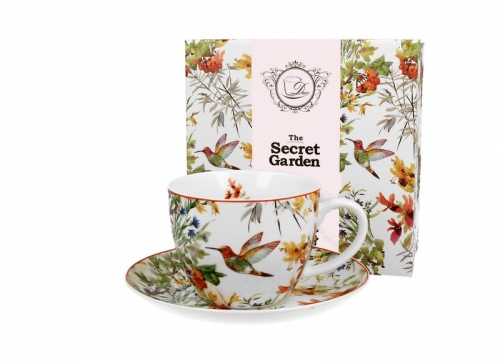 Tasse déjeuner oiseau linnea - duo gift