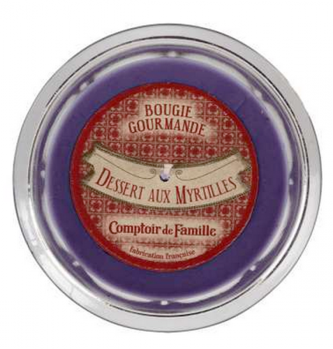 Bougie parfumée gourmande myrtilles - comptoir de famille