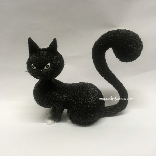 Figurine chat la belle de Dubout