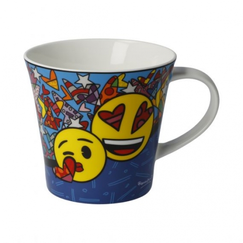 Tasse porcelaine I love you de Roméro Britto - Goebel