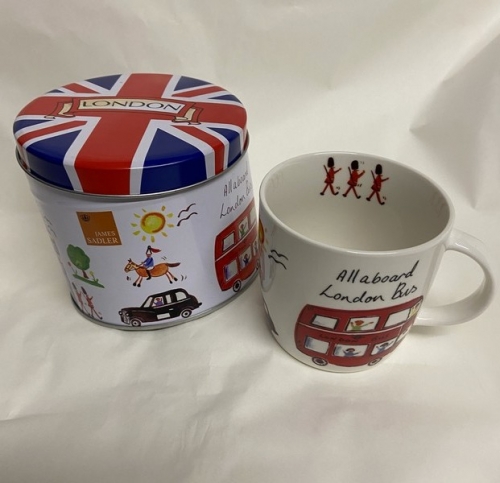 Boite et mug LONDON travel - churchill china