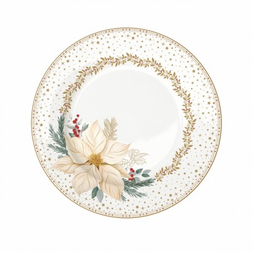 Assiette dessert white elegance - easy life