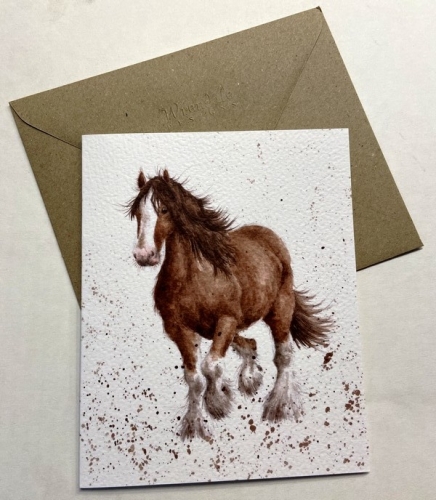 Carte double cheval - Hannah dale
