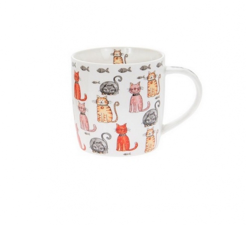 Mug multi chats faithful friends - the leonardo collection