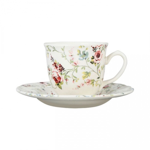 Tasse à thé fleurs des champs - comptoir de famille