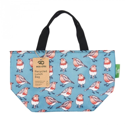 Lunch bag robins - eco chic