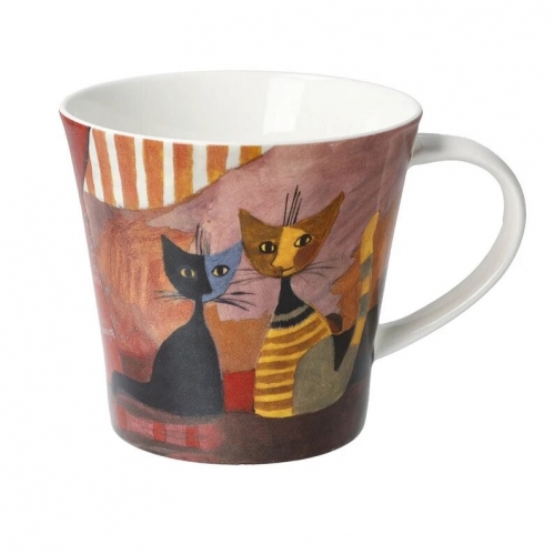 Tasse chats ctm rouge Rosina Wachtmeister